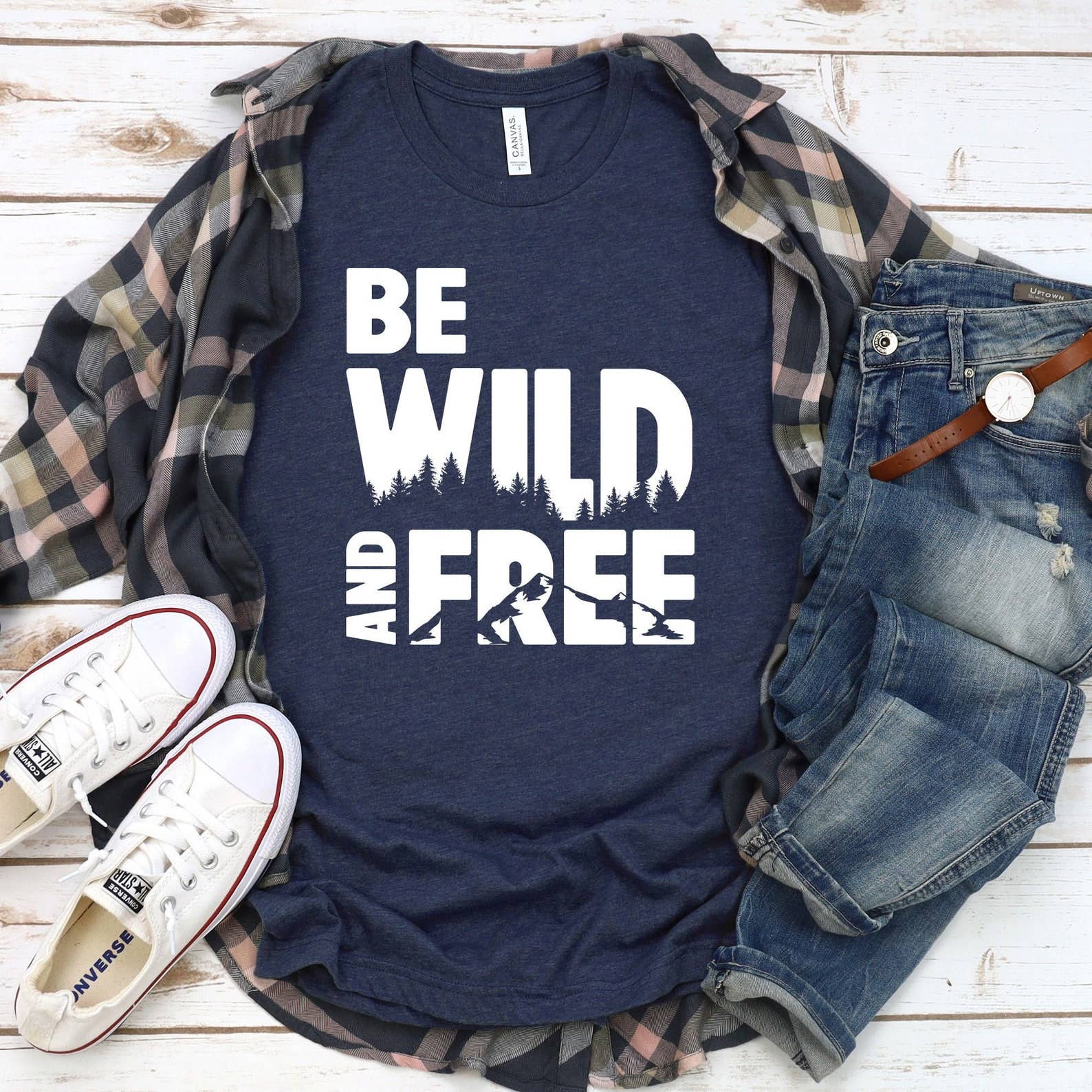 Be Wild and Free - Adult & Kids T-Shirts, Sweatshirts & Hoodies apparel design preview 1