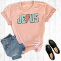 Retro Jesus Lightning Bolt Graphic - Adult & Kids T-Shirts, Sweatshirts & Hoodies apparel design preview 1