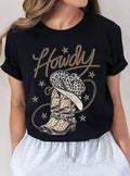 Howdy Boots Graphic - Adult & Kids T-Shirts, Sweatshirts & Hoodies apparel design preview 1