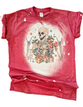 All Decked Out Skeleton Christmas Bleached - Adult & Kids T-Shirts, Sweatshirts & Hoodies apparel design preview 1