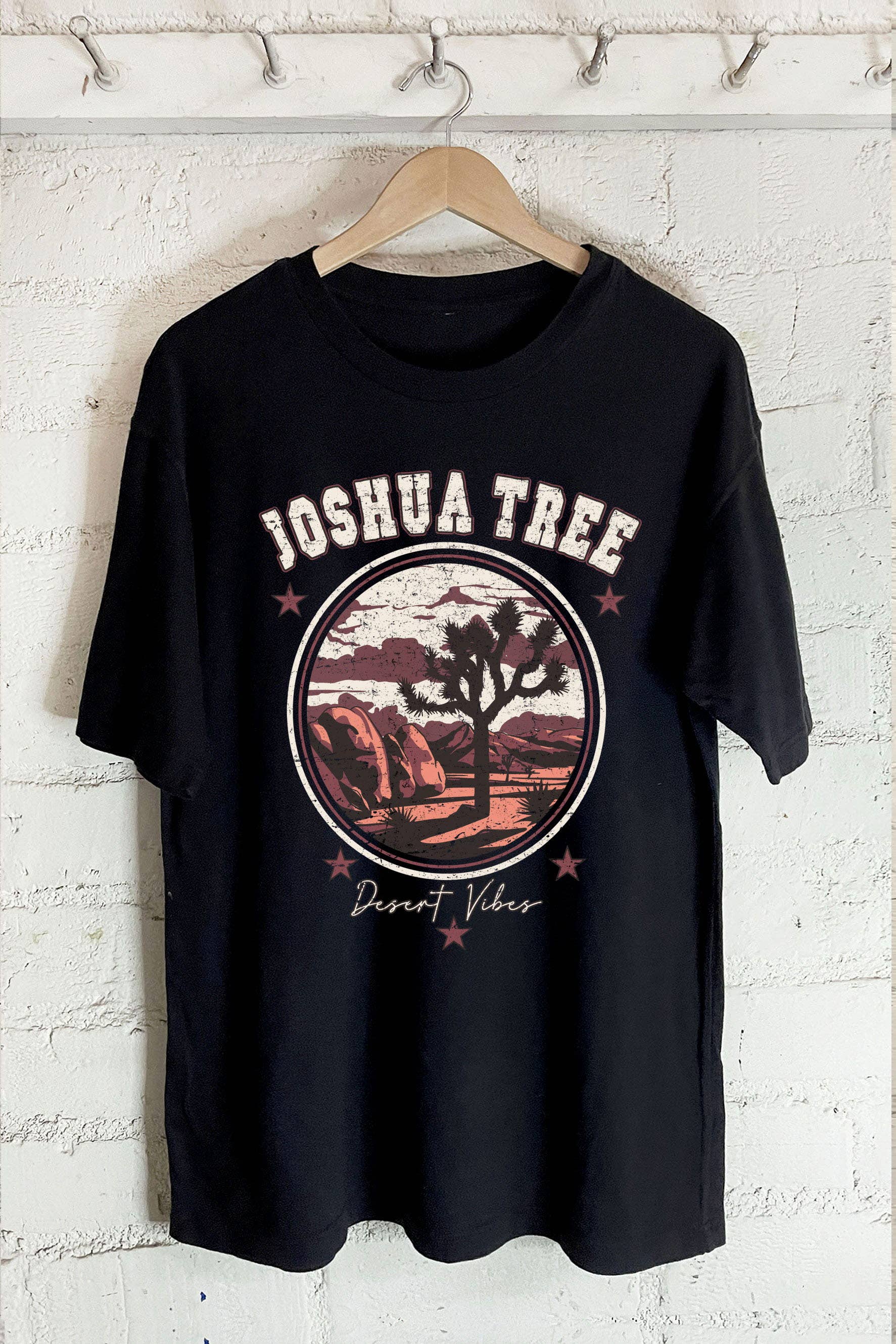 Joshua Tree Desert Vibes Oversize - Adult & Kids T-Shirts, Sweatshirts & Hoodies apparel design preview 1