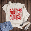 Christmas Retro Squares - Adult & Kids T-Shirts, Sweatshirts & Hoodies apparel design preview 1