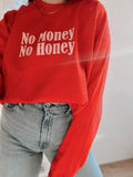 No Honey Feminist Red - Adult & Kids T-Shirts, Sweatshirts & Hoodies apparel design preview 1