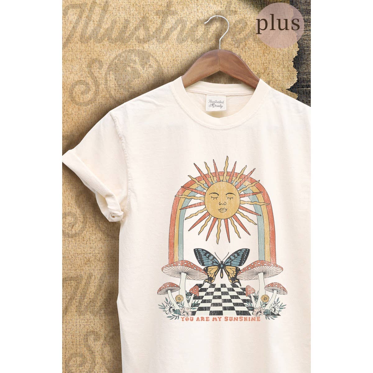 You Are My Sunshine Vintage Graphic Plus - Adult & Kids T-Shirts, Sweatshirts & Hoodies apparel design preview 1