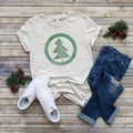 Minimal Christmas Tree Sizes XS-2XL - Adult & Kids T-Shirts, Sweatshirts & Hoodies apparel design preview 1