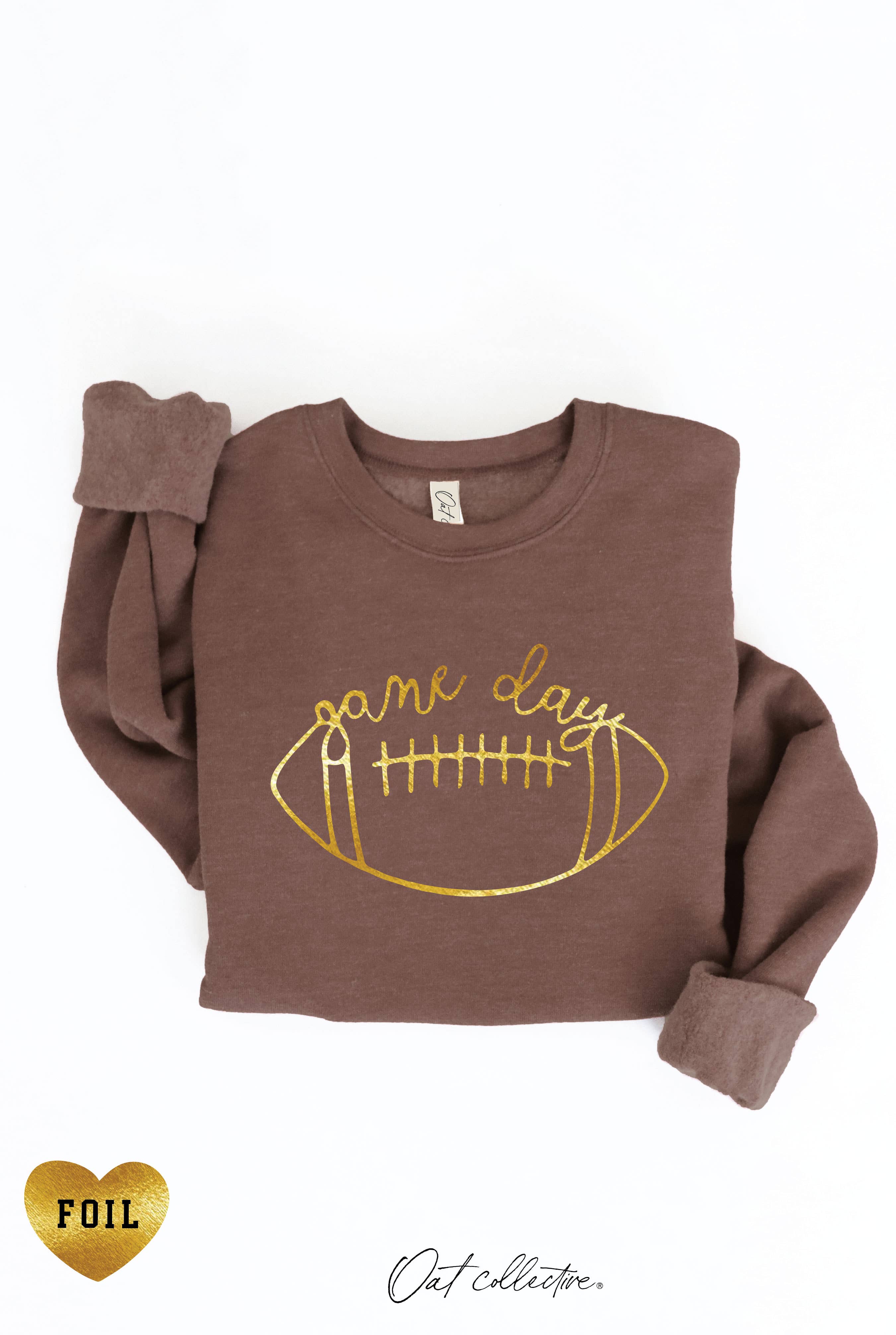 Game Day Football Foil Graphic - Adult & Kids T-Shirts, Sweatshirts & Hoodies apparel design preview 1