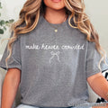 Make Heaven Crowded Christian Graphic Gildan - Adult & Kids T-Shirts, Sweatshirts & Hoodies apparel design preview 1