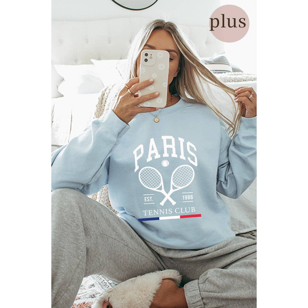 Paris Tennis Club Vintage Graphic Plus - Adult & Kids T-Shirts, Sweatshirts & Hoodies apparel design preview 1
