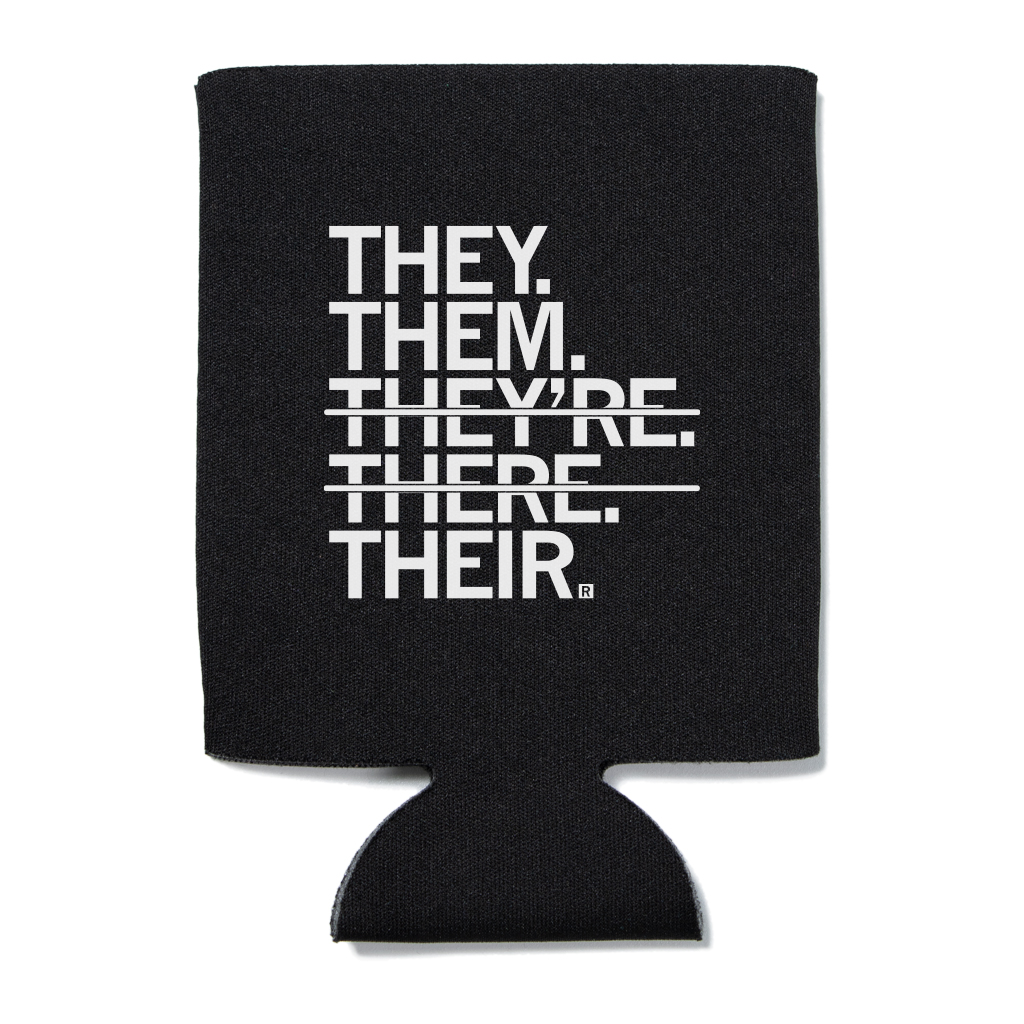 They Them Their Can Cooler - Adult & Kids T-Shirts, Sweatshirts & Hoodies apparel design preview 1