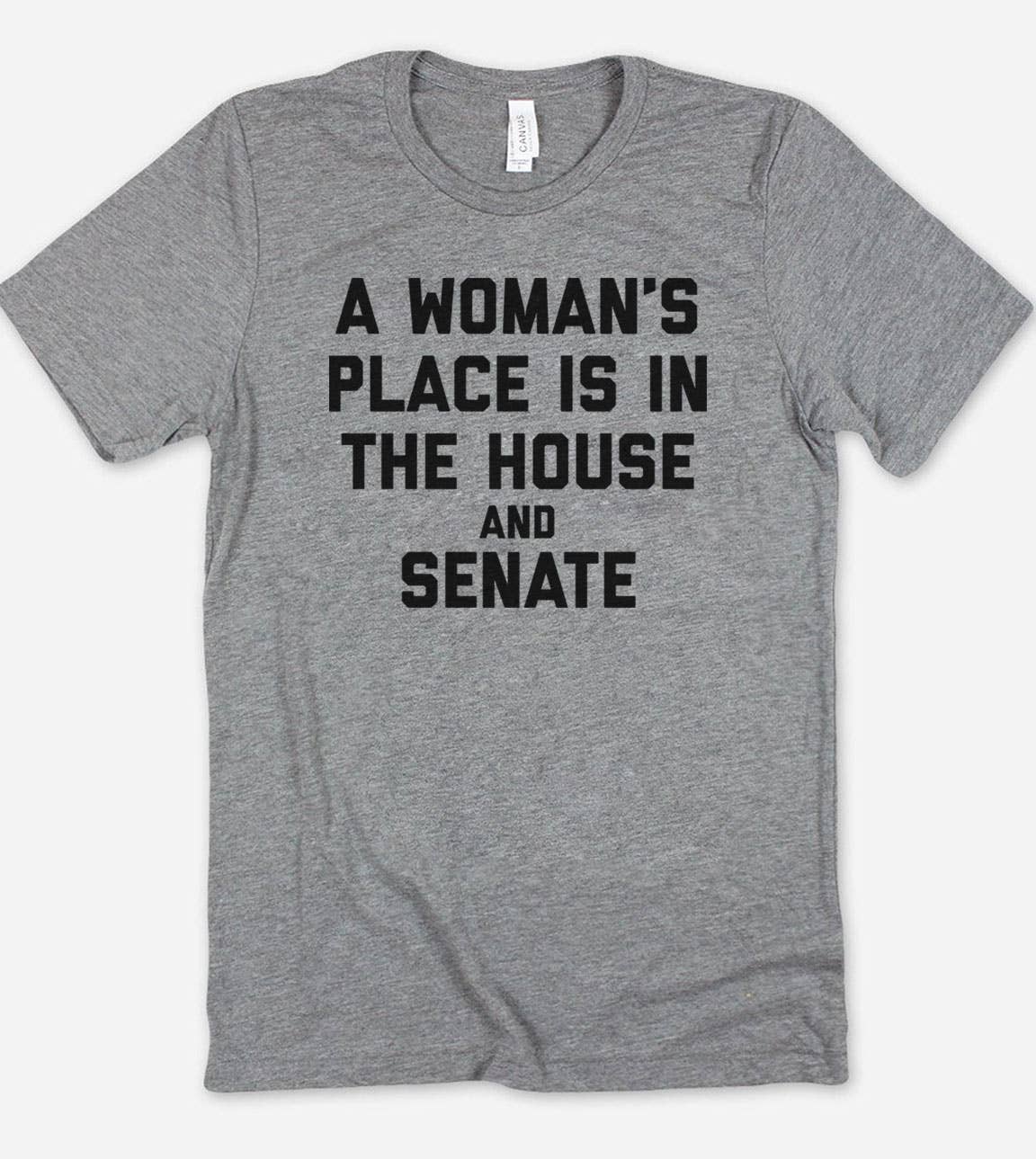 A Woman's Place Feminism Equal Rights Girl Power - Adult & Kids T-Shirts, Sweatshirts & Hoodies apparel design preview 1