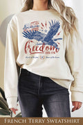 America Land of the Free Eagle Graphic Terry - Adult & Kids T-Shirts, Sweatshirts & Hoodies apparel design preview 1