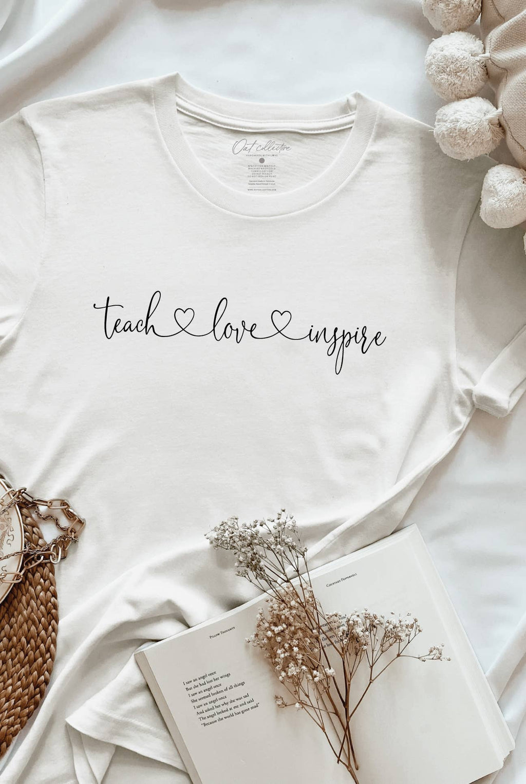 Teach Love Inspire Graphic - Adult & Kids T-Shirts, Sweatshirts & Hoodies apparel design preview 1