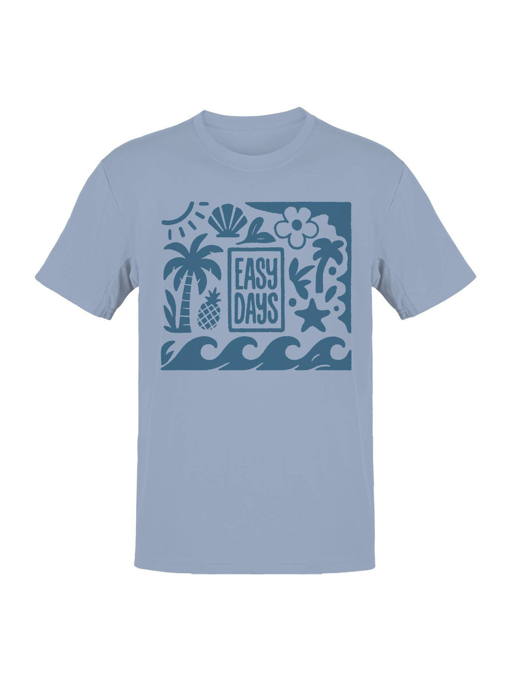 Easy Days Tropical Vibes Art Men's - Adult & Kids T-Shirts, Sweatshirts & Hoodies apparel design preview 1