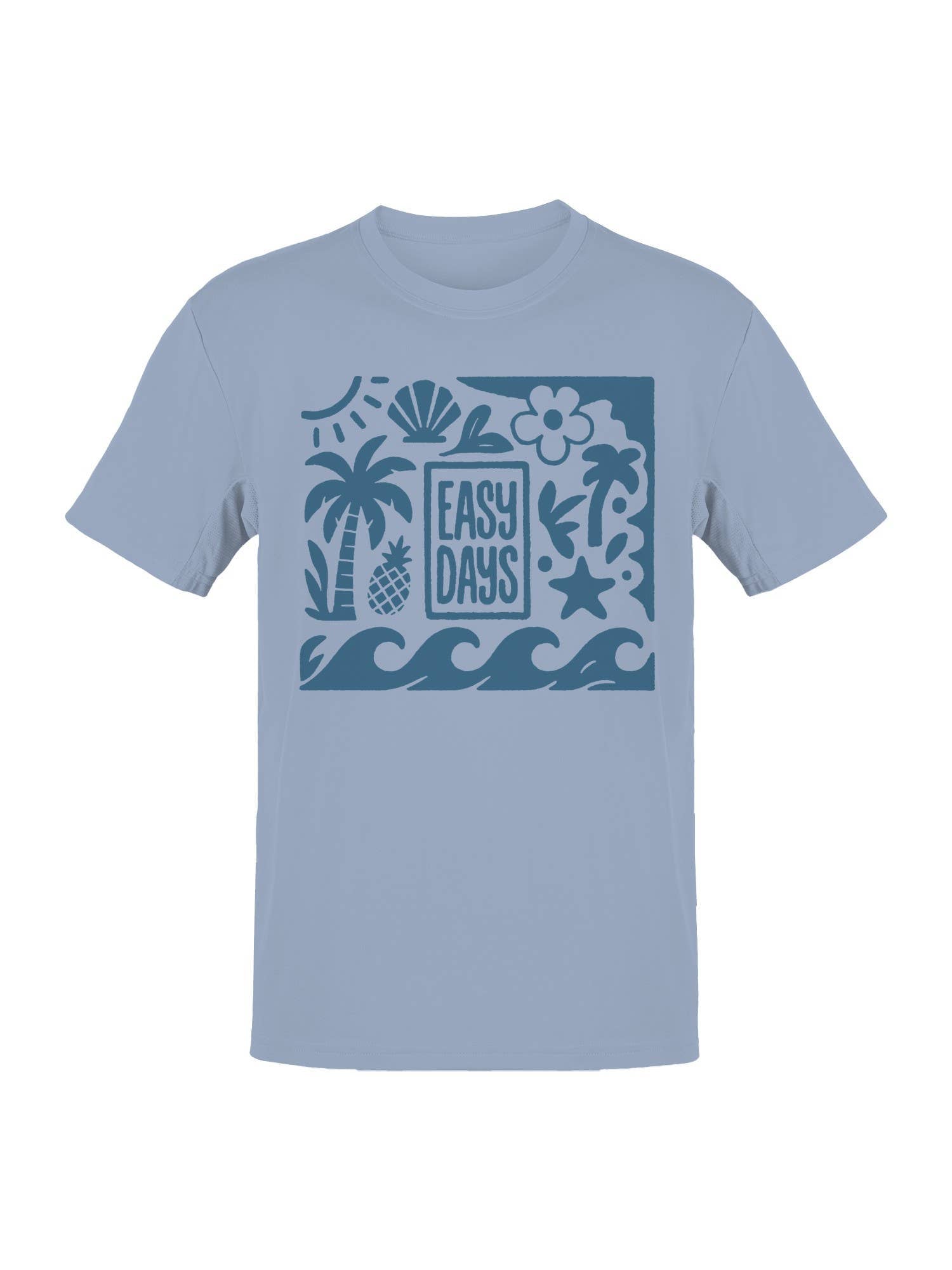 Easy Days Tropical Vibes Art Men's - Adult & Kids T-Shirts, Sweatshirts & Hoodies apparel design preview 1