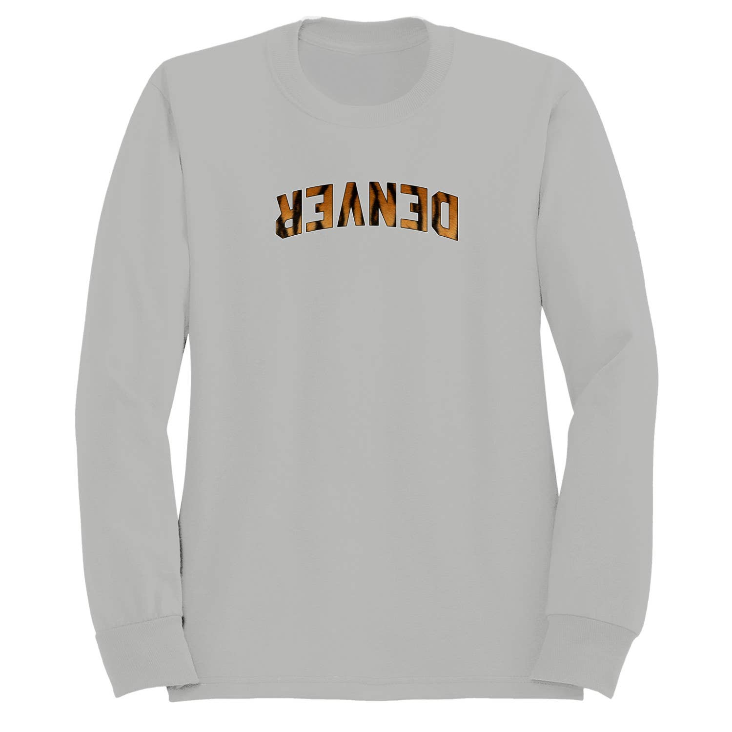 Denver Tiger Print Bold Text Men's - Adult & Kids T-Shirts, Sweatshirts & Hoodies apparel design preview 1