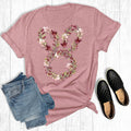 Floral Bunny Head - Adult & Kids T-Shirts, Sweatshirts & Hoodies apparel design preview 1