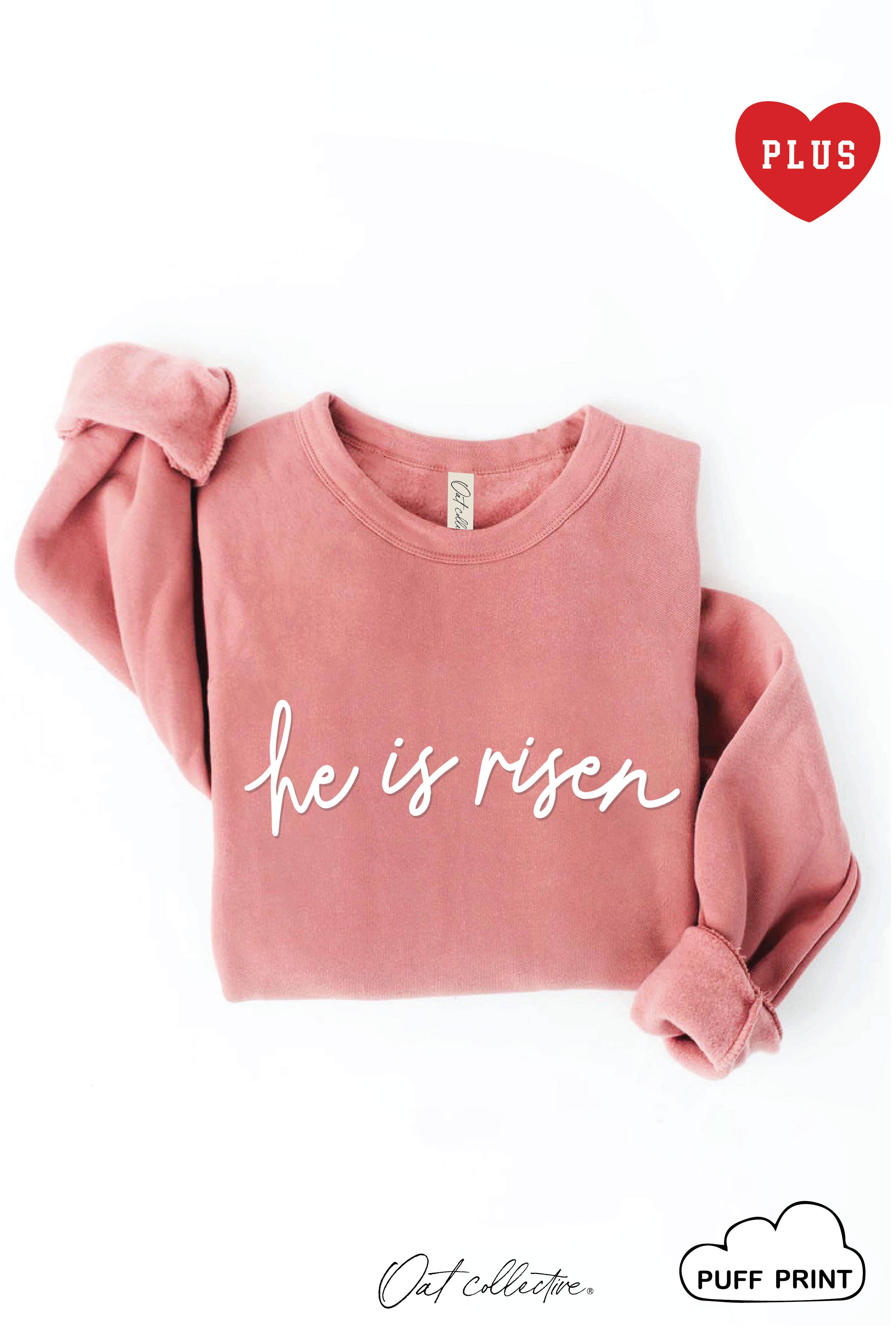 He Is Risen Plus Graphic - Adult & Kids T-Shirts, Sweatshirts & Hoodies apparel design preview 1
