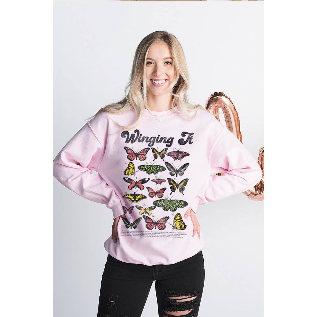 Wing It Vintage Graphic - Adult & Kids T-Shirts, Sweatshirts & Hoodies apparel design preview 1