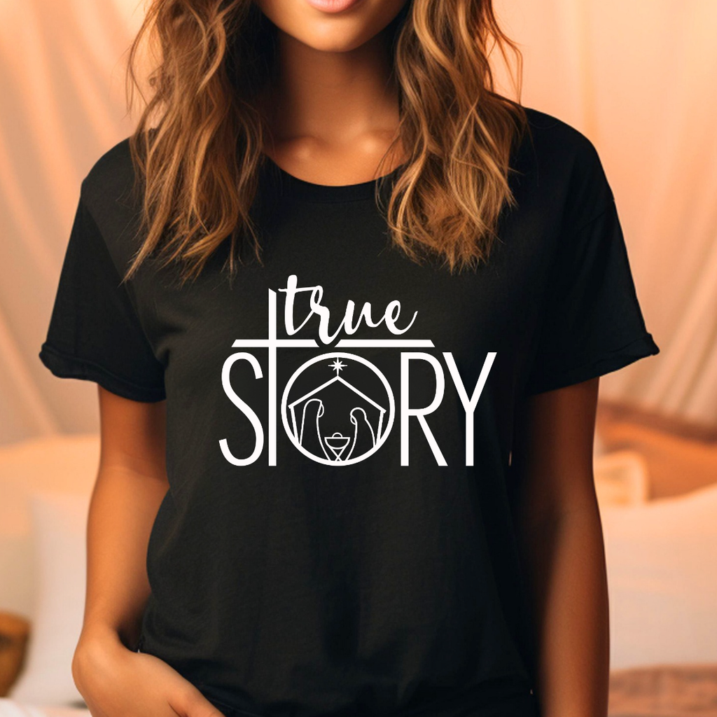 True Story Christmas - Adult & Kids T-Shirts, Sweatshirts & Hoodies apparel design preview 1