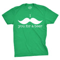 I Mustache You For A Beer Men's - Adult & Kids T-Shirts, Sweatshirts & Hoodies apparel design preview 1