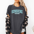 Sunshine State of Mind Retro, Palm Trees Summer - Adult & Kids T-Shirts, Sweatshirts & Hoodies apparel design preview 1