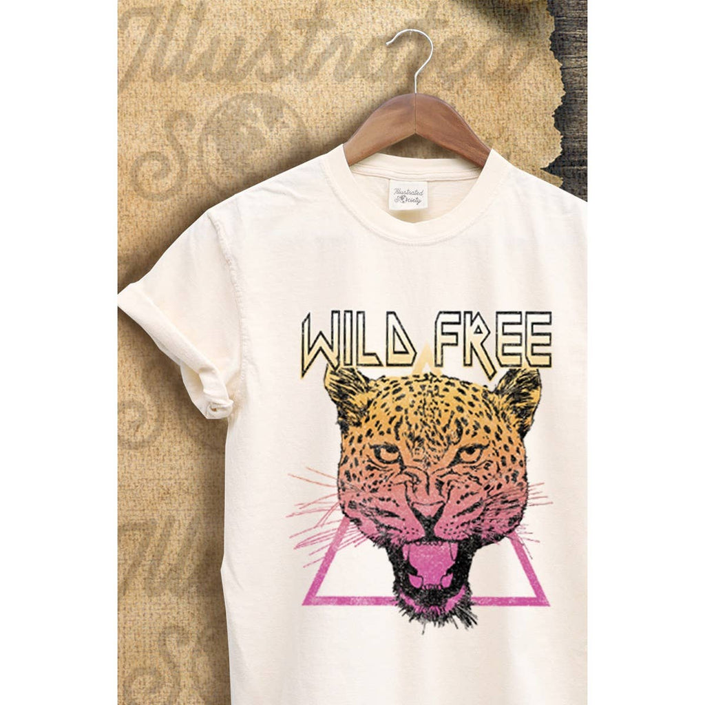 Wild Free Vintage Graphic - Adult & Kids T-Shirts, Sweatshirts & Hoodies apparel design preview 1