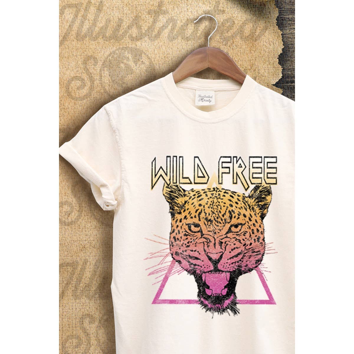 Wild Free Vintage Graphic - Adult & Kids T-Shirts, Sweatshirts & Hoodies apparel design preview 1