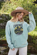 Cowboy Take Me Away Thermal Vintage - Adult & Kids T-Shirts, Sweatshirts & Hoodies apparel design preview 1