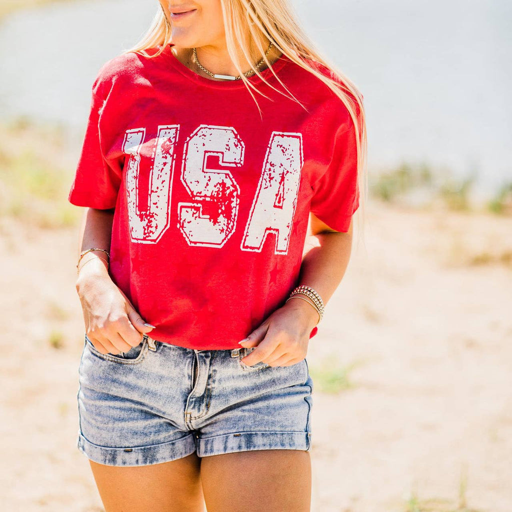 USA Red Stars Everyday - Adult & Kids T-Shirts, Sweatshirts & Hoodies apparel design preview 1