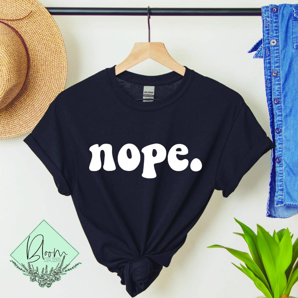 Nope - Adult & Kids T-Shirts, Sweatshirts & Hoodies apparel design preview 1