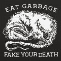 Eat Garbage Possum - Adult & Kids T-Shirts, Sweatshirts & Hoodies apparel design preview 1