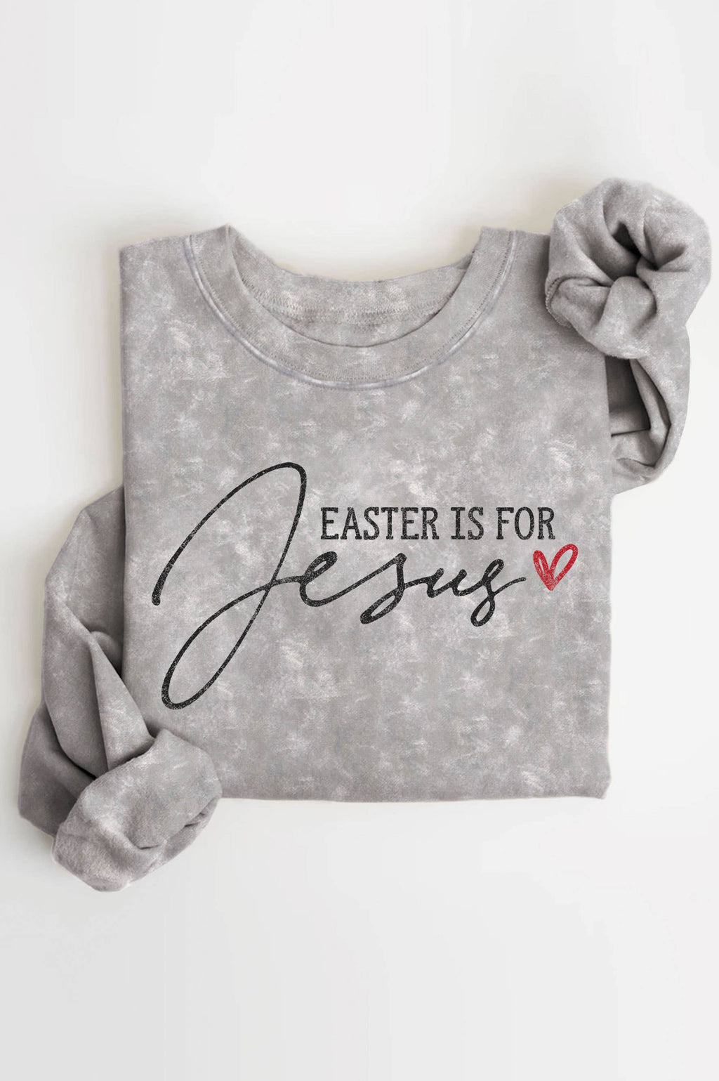 Easter Is For Jesus Mineral Graphic Brushed - Adult & Kids T-Shirts, Sweatshirts & Hoodies apparel design preview 1
