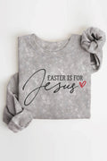 Easter Is For Jesus Mineral Graphic Brushed - Adult & Kids T-Shirts, Sweatshirts & Hoodies apparel design preview 1