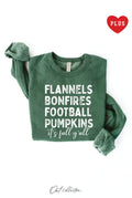 Flannels Bonfires Plus Graphic - Adult & Kids T-Shirts, Sweatshirts & Hoodies apparel design preview 1
