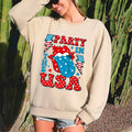Retro Party in the USA, Tongue 4th of July - Adult & Kids T-Shirts, Sweatshirts & Hoodies apparel design preview 1