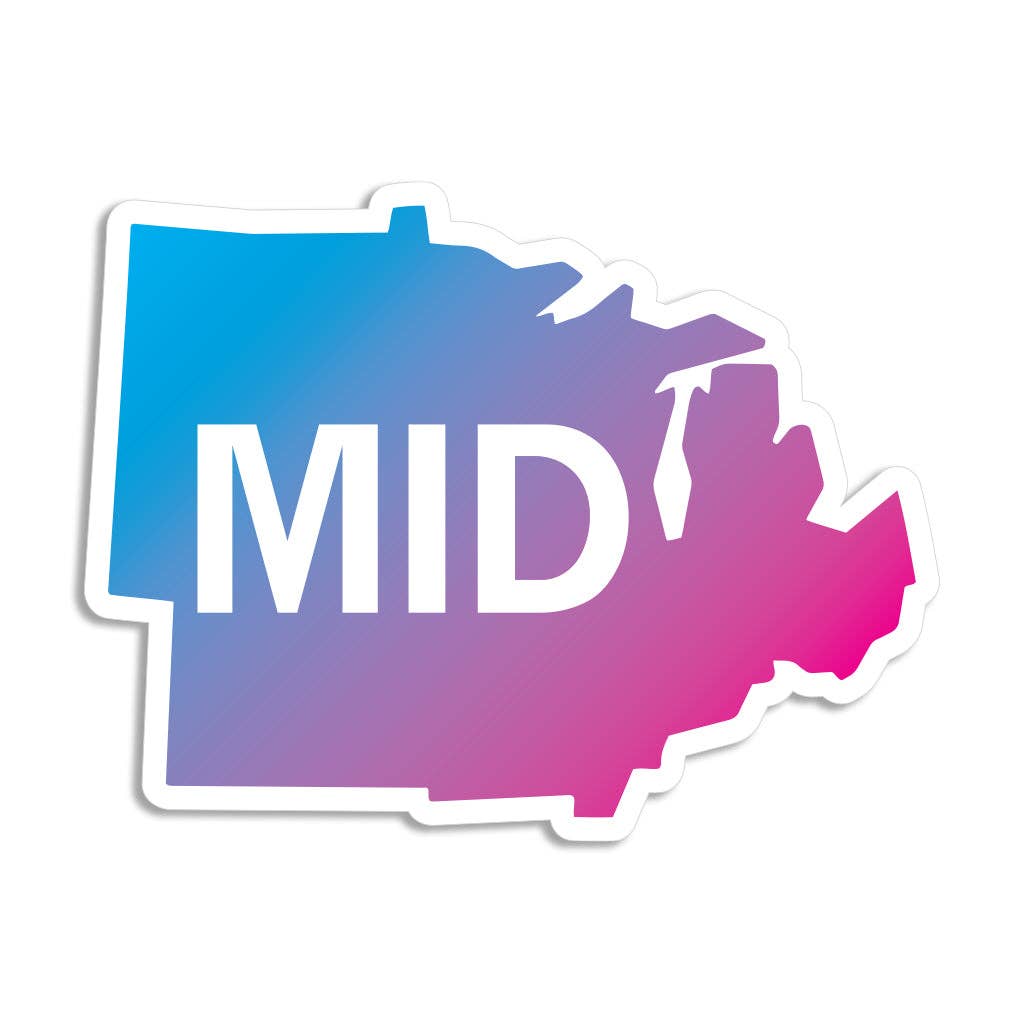 Mid Graphic Die-Cut Sticker - Adult & Kids T-Shirts, Sweatshirts & Hoodies apparel design preview 1