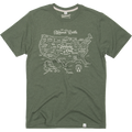 Nps Map Unisex Short Sleeve - Adult & Kids T-Shirts, Sweatshirts & Hoodies apparel design preview 1