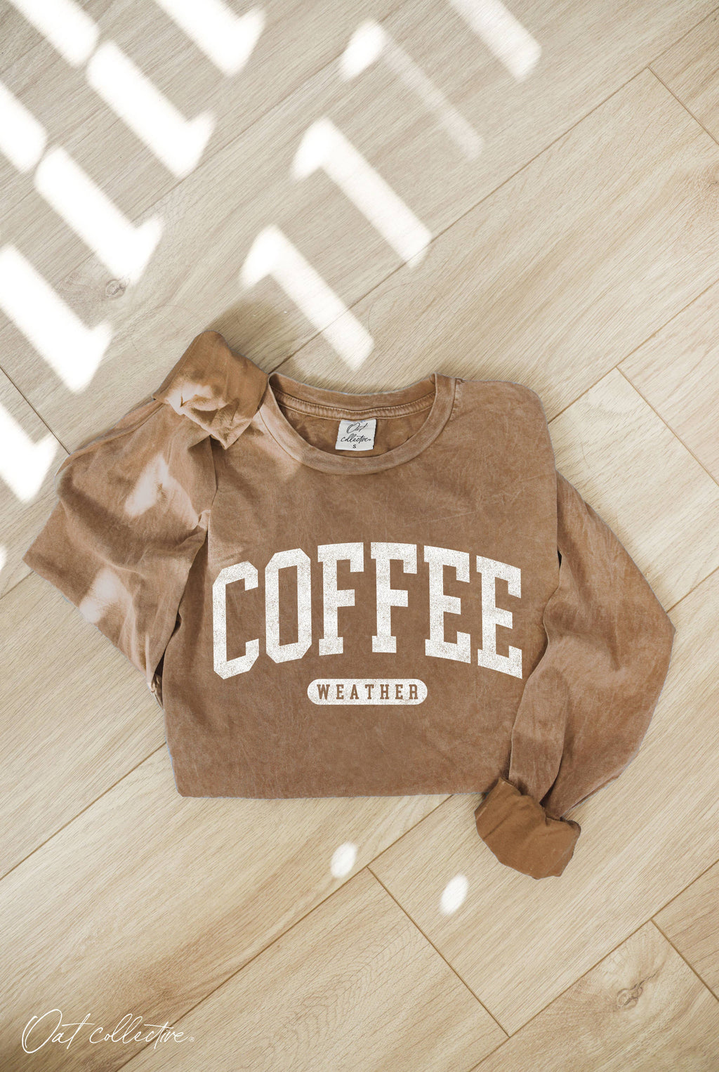 Coffee Weather Mineral Washed Graphic - Adult & Kids T-Shirts, Sweatshirts & Hoodies apparel design preview 1