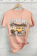 Outer Banks Beach Car Graphic - Adult & Kids T-Shirts, Sweatshirts & Hoodies apparel design preview 1