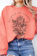 No Rain Flowers Graphic Brushed - Adult & Kids T-Shirts, Sweatshirts & Hoodies apparel design preview 1