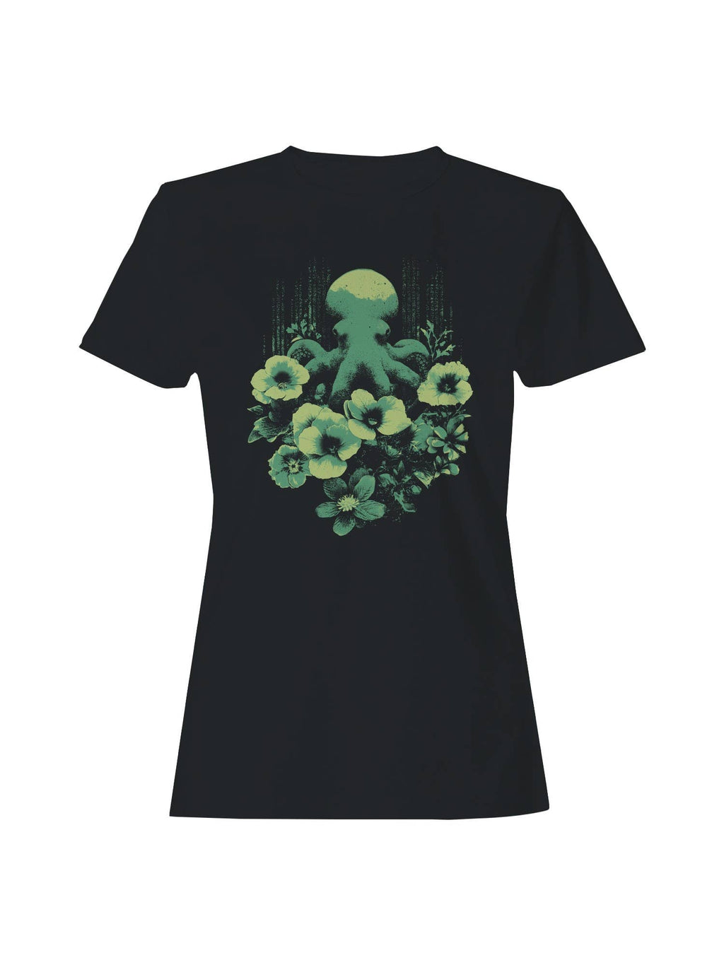 Octopus Blossom Symphony Women's - Adult & Kids T-Shirts, Sweatshirts & Hoodies apparel design preview 1