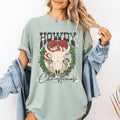 Howdy Christmas, Skull, Western, Cowboy - Adult & Kids T-Shirts, Sweatshirts & Hoodies apparel design preview 1