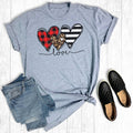Valentine Heart Trio - Adult & Kids T-Shirts, Sweatshirts & Hoodies apparel design preview 1
