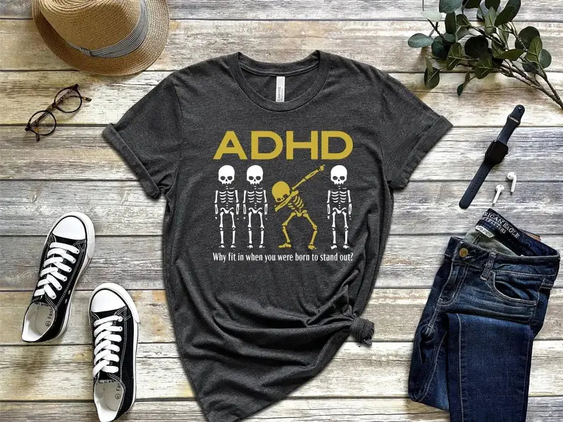 Funny Adhd - Adult & Kids T-Shirts, Sweatshirts & Hoodies apparel design preview 1