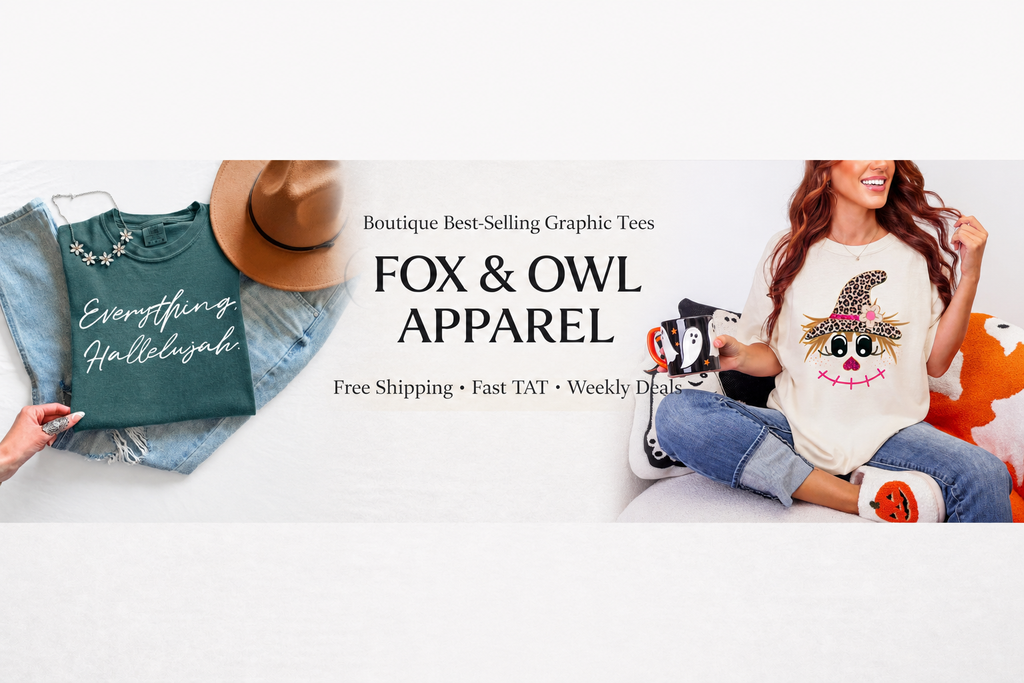 Fox and Owl Apparel - Adult & Kids T-Shirts, Sweatshirts & Hoodies apparel design preview 1