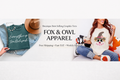 Fox and Owl Apparel - Adult & Kids T-Shirts, Sweatshirts & Hoodies apparel design preview 1