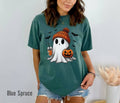 Cute Halloween Ghost Comfort Colors Spooky Gift - Adult & Kids T-Shirts, Sweatshirts & Hoodies apparel design preview 1