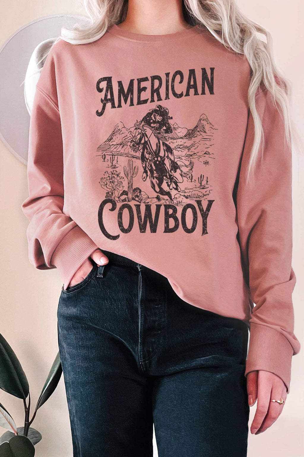 Americann Cowboy Graphix Terry - Adult & Kids T-Shirts, Sweatshirts & Hoodies apparel design preview 1