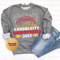 Kansas City Champions 2024 Fireworks and Skyline - Adult & Kids T-Shirts, Sweatshirts & Hoodies apparel design preview 1