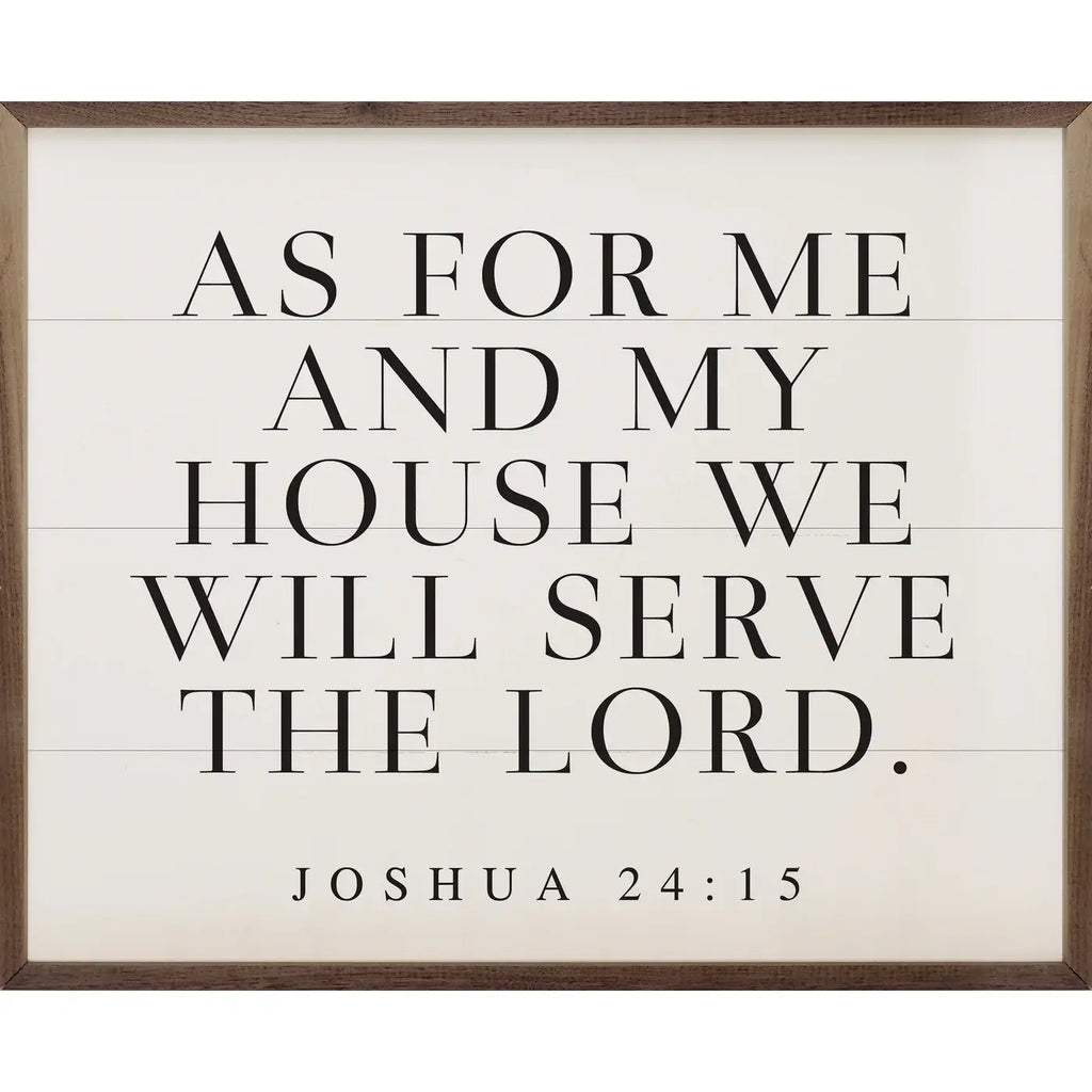 As For Me and My House Joshua 24 15 White - Adult & Kids T-Shirts, Sweatshirts & Hoodies apparel design preview 1